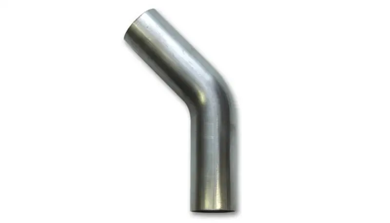 Vibrant 1.75in O.D. T304 SS 45 deg Mandrel Bend 6in x 6in leg lengths (1.75in Centerline Radius) (VIB13094)
