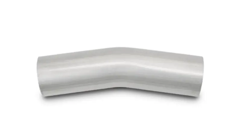 Vibrant 2.5in O.D. T304 SS 15 deg Mandrel Bend 5in x 5in leg lengths (3.5in Centerline Radius) (VIB13130)