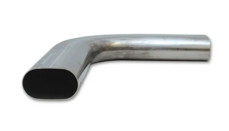 Vibrant 3in Oval (Nominal Size) T304 SS 90 deg Mandrel Bend 6in x 6in leg lengths (VIB13191)