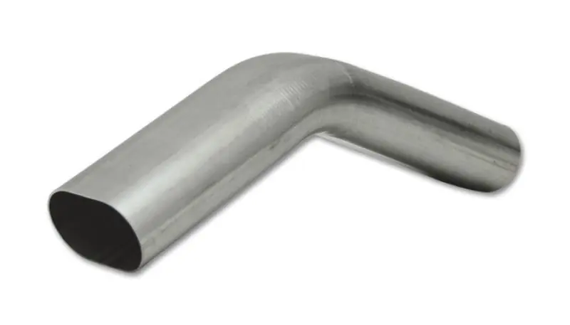 Vibrant 3in Oval (Nominal Size) T304 SS 45 deg VERTICAL Mandrel Bend 6in x 6in leg lengths (VIB13200)