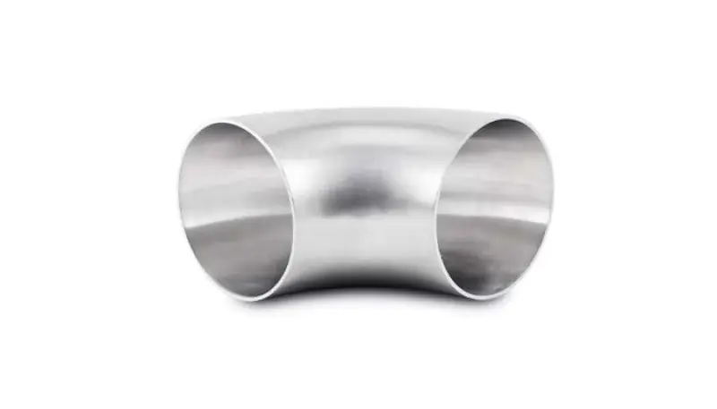Vibrant 3.5in OD T304 SS 90 Deg Mandrel Bend Elbow (3.5in Centerline Radius) (VIB13314)