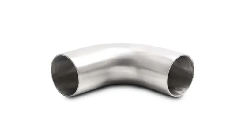 Vibrant 1.5in OD 2.75in Tangent Length T304 SS 90 Deg Mandrel Bend w/Extended Leg Length (VIB13342)