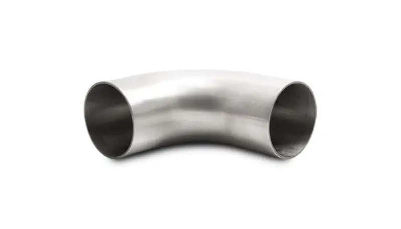 Vibrant 2.0in OD 3.23in Tangent Length T304 SS 90 Deg Mandrel Bend w/Extended Leg Length (VIB13346)