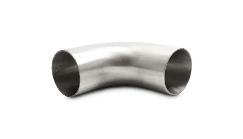 Vibrant 2.5in OD 4.13in Tangent Length T304 SS 90 Deg Mandrel Bend w/Extended Leg Length (VIB13350)