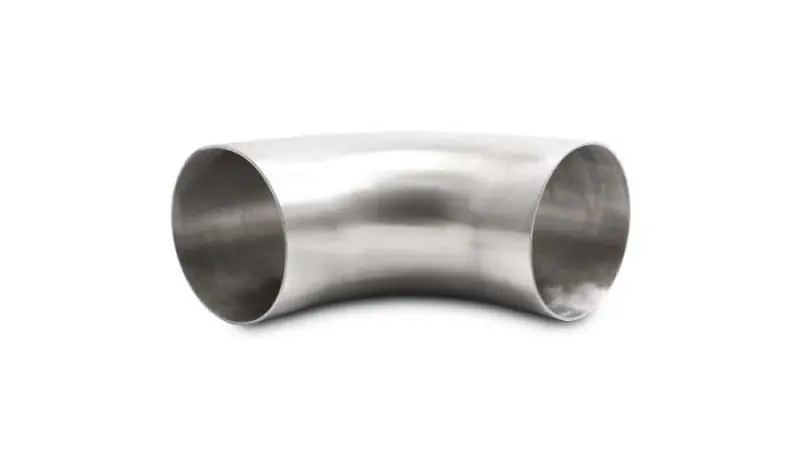 Vibrant 4.0in OD 5.91in Tangent Length T304 SS 90 Deg Mandrel Bend w/Extended Leg Length (VIB13356)