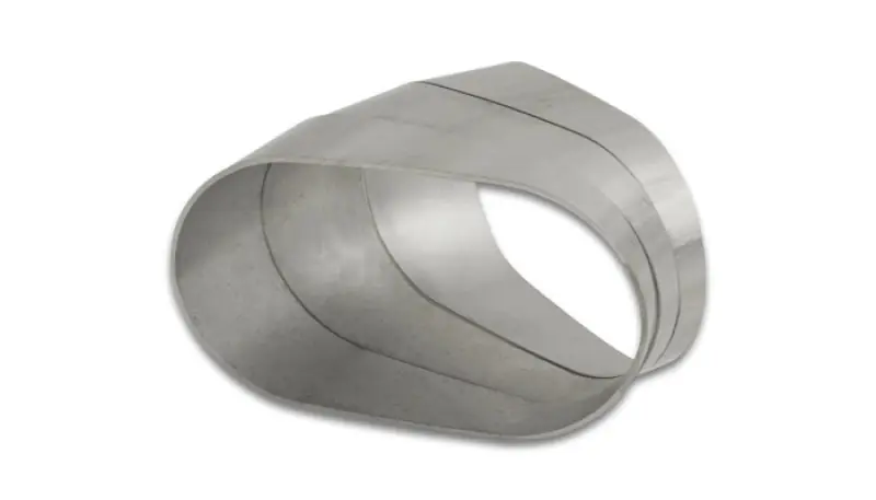 Vibrant Horizontal 304 SS Nominal 3in. Oval / 2.95in. Centerline Radius, 15 degree per cut -Set of 3 (VIB13570)
