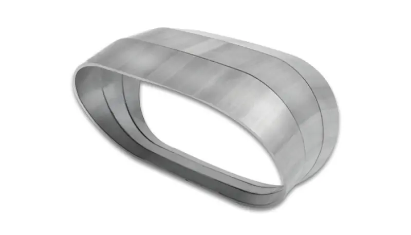 Vibrant Vertical 304 SS Oval Pie Cuts 4.0in OD Tight 45 Degree Elbow (VIB13591)