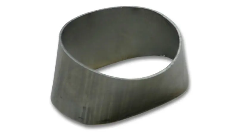 Vibrant 90mmx55mm Oval to 76mm Round Transition Adapter T304 SS for use with Part #1448 and #14480 (VIB1448A)