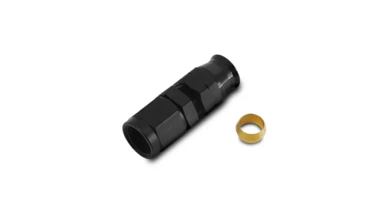 Vibrant -10AN Female to .625in Tube Adapter Fitting (w/Brass Olive Insert) (VIB16449)