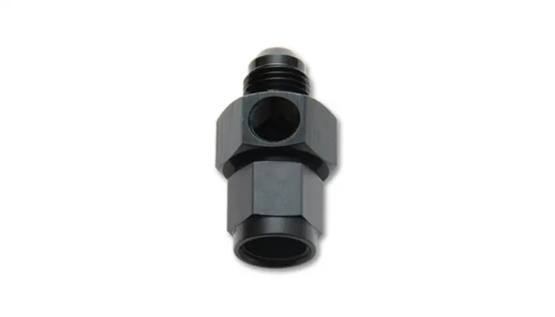 Vibrant -6AN Male to -6AN Female Union Adapter Fitting w/ 1/8in NPT Port (VIB16486)