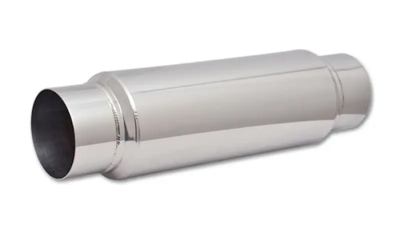 Vibrant SS Resonator (Standard Design) 4in inlet/outlet x 18in long w/5in OD resonator body (VIB17960)