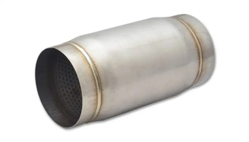 Vibrant SS Race Muffler 4in inlet/outlet x 9in long (VIB1797)