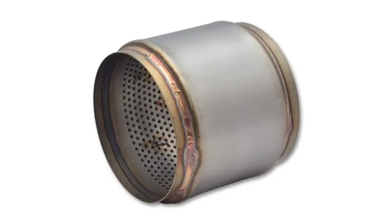 Vibrant SS Race Muffler 5in inlet/outlet x 5in long (VIB17995)