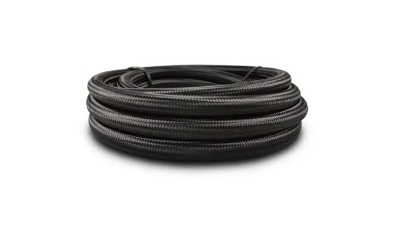 Vibrant -10 AN Black Nylon Braided Flex Hose w/ PTFE liner (5FT long) (VIB18990)