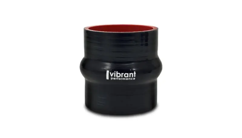 Vibrant Silicone Hump Hose Coupler 3.125in ID x 3.00in Long - Black (VIB19682)