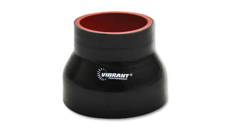 Vibrant Silicone Reducer Coupler 1.00in ID x 1.75in ID x 3.00in Long - Black (VIB19705)