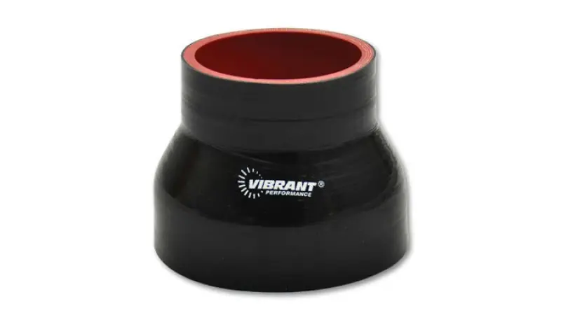 Vibrant Silicone Reducer Coupler 1.00in ID x 0.625in ID x 4.00in Long - Black (VIB19712)