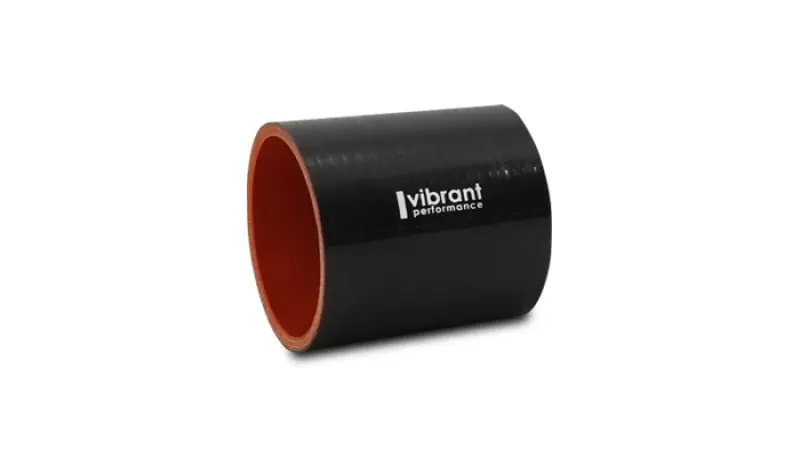 Vibrant 4.25in I.D. x 3in Long Gloss Black Silicone Hose Coupling (VIB19819)