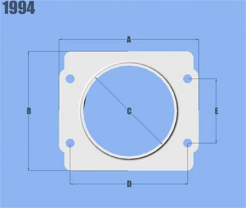 Vibrant MAF Sensor Adapter Plate for Subaru applications use w/ 3in Inlet I.D. filters only (VIB1994)