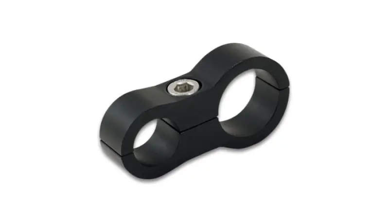 Vibrant Aluminum Line Separator Bracket w/ One 11/16in (17.5mm) ID - One 13/16in (20.6mm) ID Holes (VIB20650)
