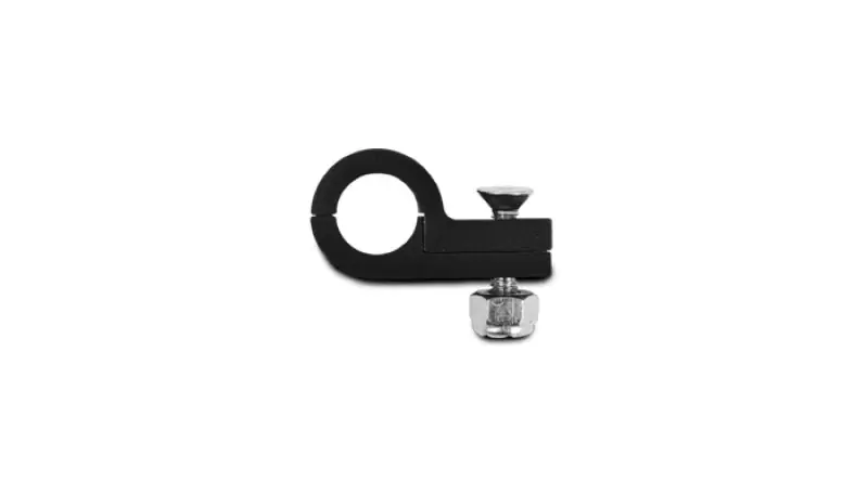 Vibrant Billet P-Clamp 3/8in ID - Anodized Black (VIB20669)