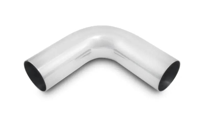 Vibrant 1in O.D. Universal Aluminum Tubing (90 Degree Bend) - Polished (VIB2117)