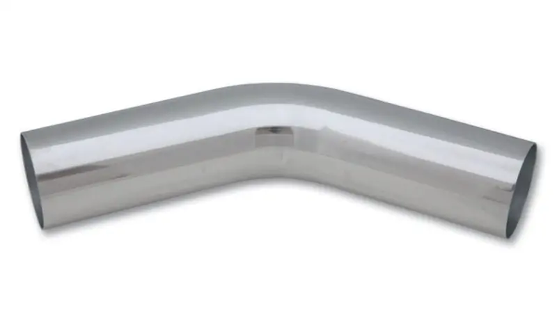 Vibrant 1.75in O.D. Universal Aluminum Tubing (45 degree bend) - Polished (VIB2157)