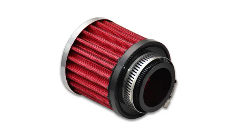 Vibrant Crankcase Breather Filter w/ Chrome Cap 1.5in 38mm Inlet ID (VIB2188)