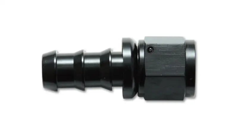Vibrant -4AN Push-On Straight Hose End Fitting - Aluminum (VIB22004)