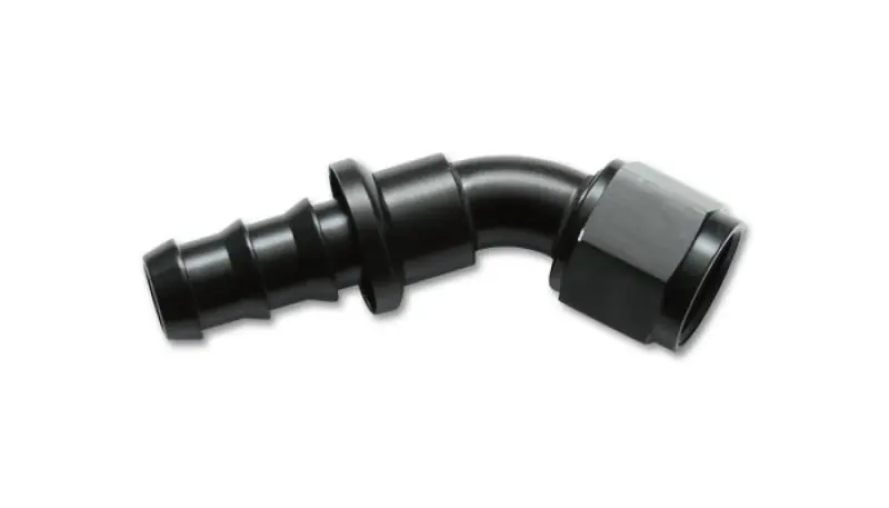 Vibrant -12AN Push-On 45 Deg Hose End Fitting - Aluminum (VIB22412)