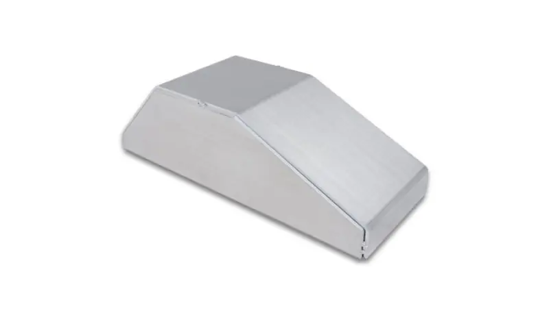 Vibrant I/C End Tank 4.5in Wide 11.8in Long 3.5in Tall Use w/ Horizontal I/C Core 12834 - 5052 Alum (VIB22834)