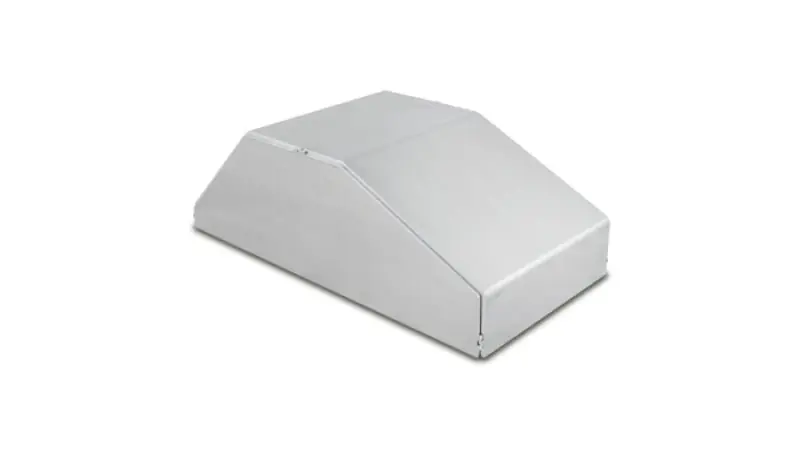 Vibrant I/C End Tank 6in Wide 12in Long 4in Tall Use w/ Horizontal I/C Core 12844 - 5052 Aluminum (VIB22844)