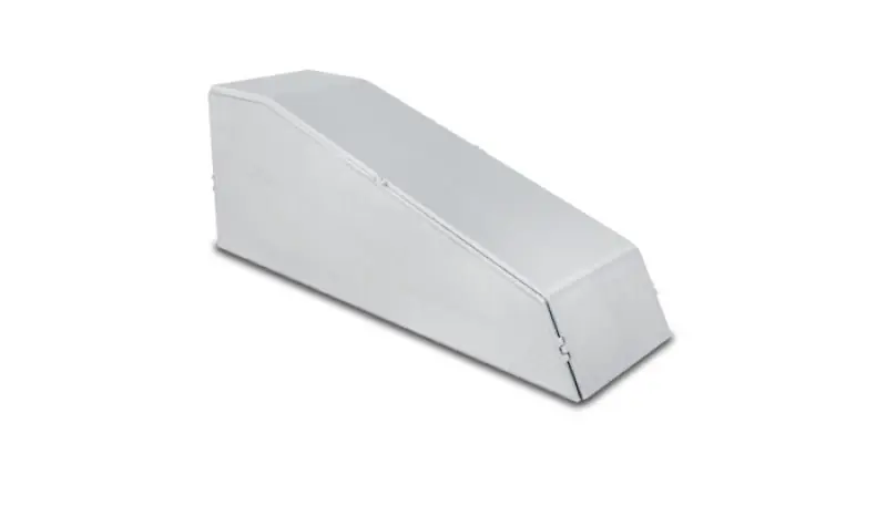 Vibrant I/C End Tank 3.5in Wide 12in Long 3.87in Tall Use w/ Vertical I/C Core 12853 - 5052 Aluminum (VIB22850)