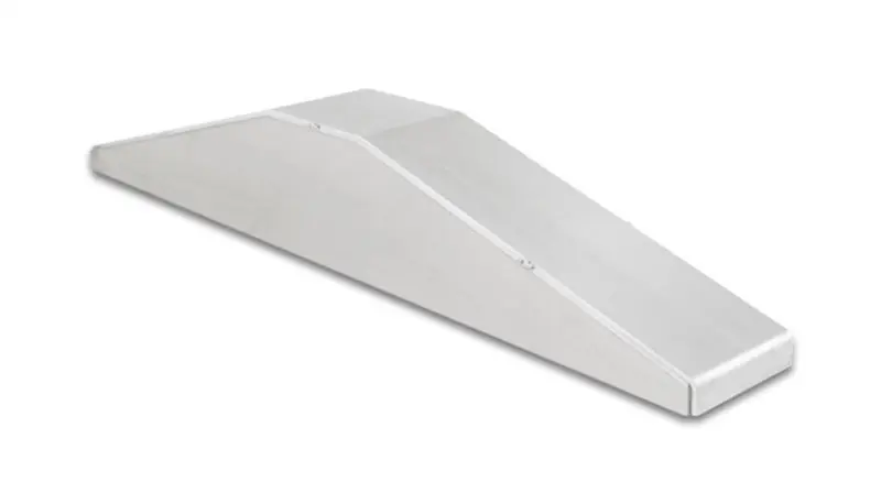 Vibrant I/C End Tank 3.5in Wide 24in Long 3.75in Tall Use w/ Vertical I/C Core 12859 - 5052 Aluminum (VIB22859)