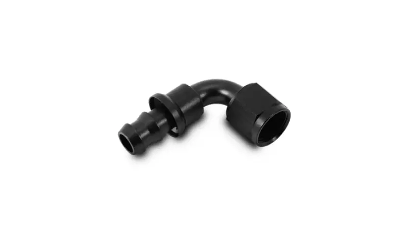 Vibrant -12AN Push-On 90 Deg Hose End Fitting - Aluminum (VIB22912)