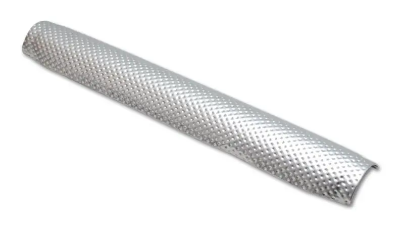 Vibrant SHEETHOT Premed Pipe Shield 2in-3in OD Straight Tubing 1 foot length rated direct heat 1100F (VIB25312)