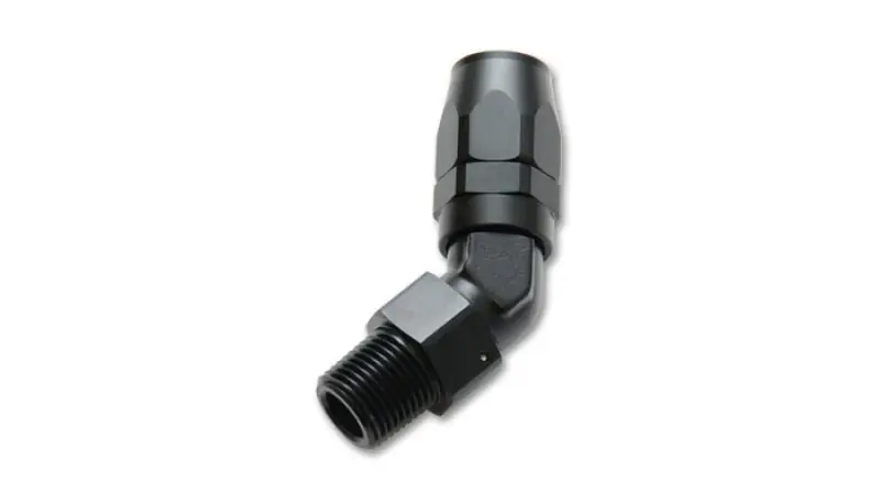 Vibrant -8AN Male NPT 45Degree Hose End Fitting - 3/8 NPT (VIB26404)
