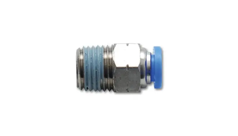 Vibrant Male Straight Pneumatic Vacuum Fitting 1/4in NPT Thread for use with 3/8in 9.5mm OD tubing (VIB2663)