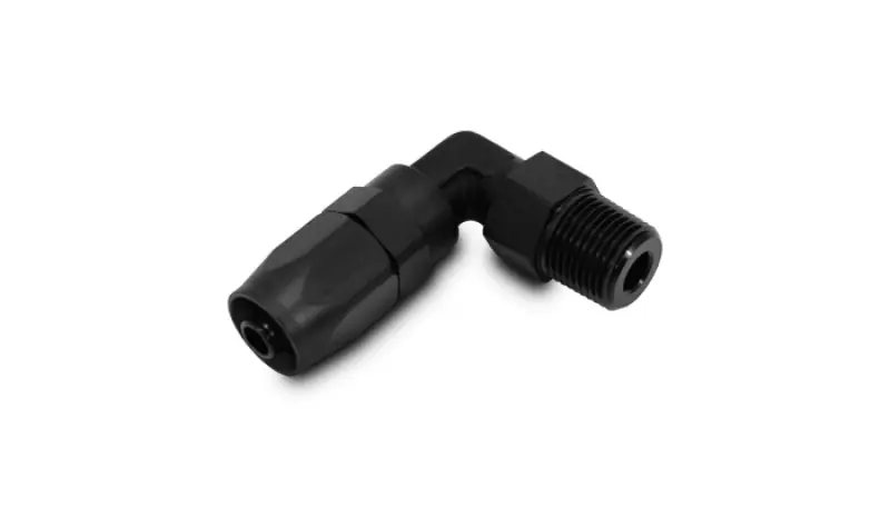 Vibrant Male NPT 90 Degree Hose End Fitting -8AN - 3/8 NPT (VIB26904)
