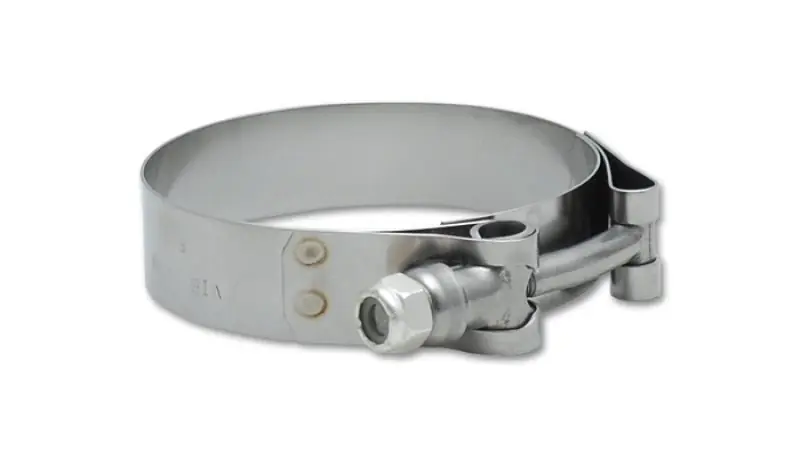 Vibrant SS T-Bolt Clamps Pack of 2 Size Range: 1.89in to 2.10in O.D. (VIB27804)