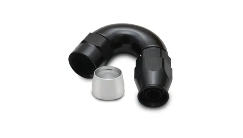 Vibrant 150 Degree High Flow Hose End Fitting for PTFE Lined Hose -12AN (VIB28512)