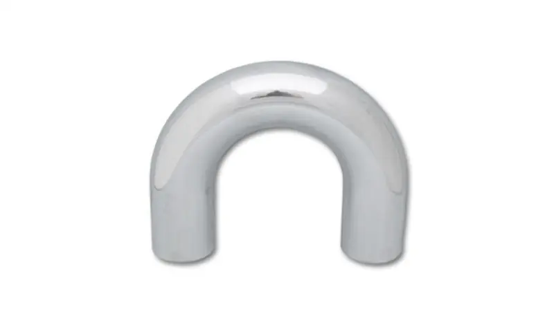 Vibrant 1.5in O.D. Universal Aluminum Tubing (180 degree Bend) - Polished (VIB2863)