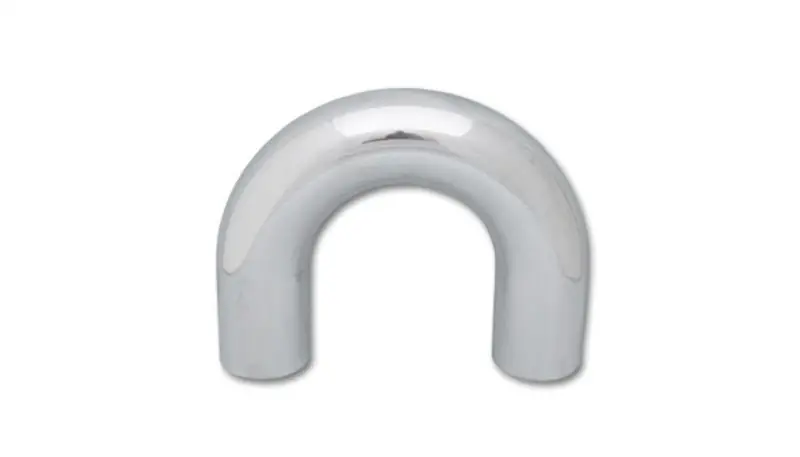 Vibrant 2.75in O.D. Universal Aluminum Tubing (180 degree Bend) - Polished (VIB2868)