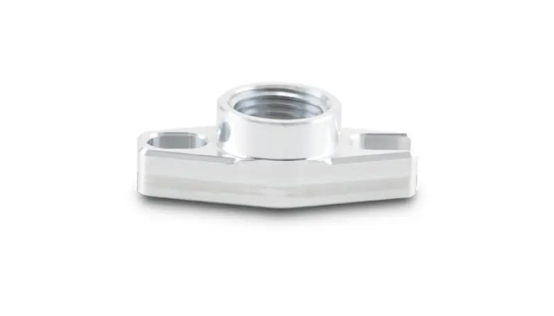 Vibrant 1/2in NPT Female 1.5in to 1.75in Bolt Hole Oil Drain Flange w/Crowfoot (VIB28891)