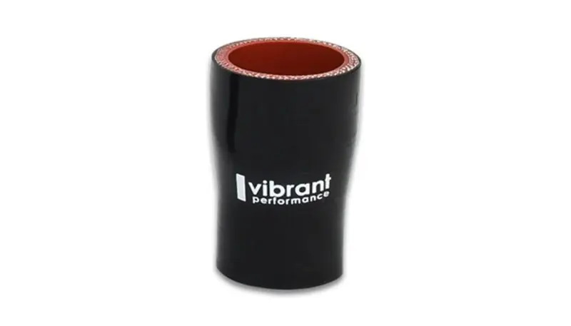 Vibrant 4 Ply Reducer Coupling 1.25in x 1.50in x 3in Long (BLACK) (VIB2921)