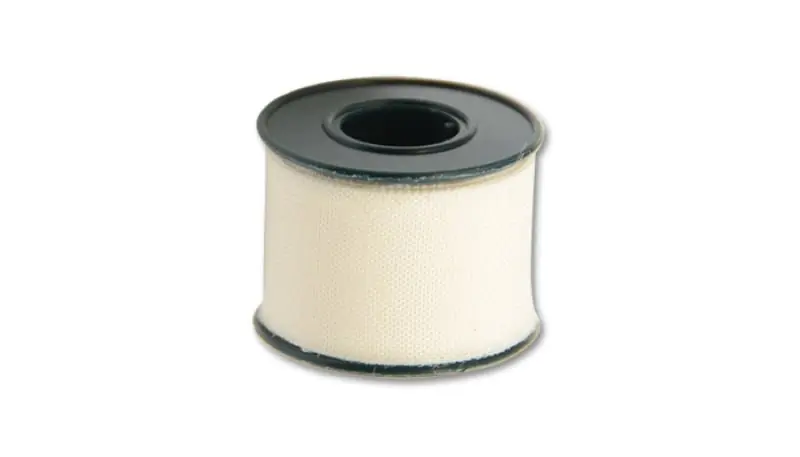 Vibrant 2 Meter (6-1/2 Feet) Roll of White Adhesive Clean Cut Tape (VIB2970)