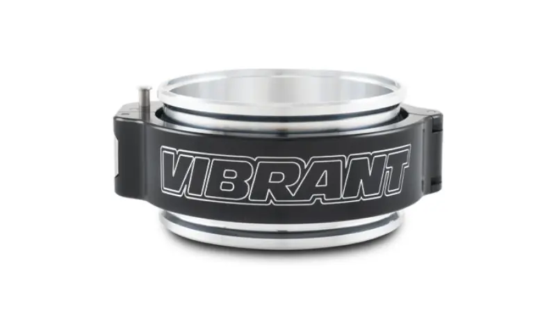 Vibrant 3.5in O.D. Aluminized HD 2.0 Clamp Assembly - Anodized Black (VIB32517)