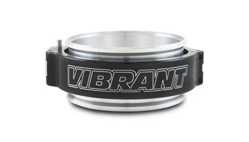 Vibrant 4in O.D. Aluminized HD 2.0 Clamp Assembly - Anodized Black (VIB32518)