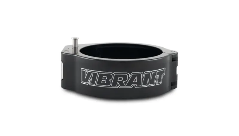 Vibrant 2.5in O.D. Aluminized HD 2.0 Clamp - Anodized Black (Clamp Only) (VIB32535)