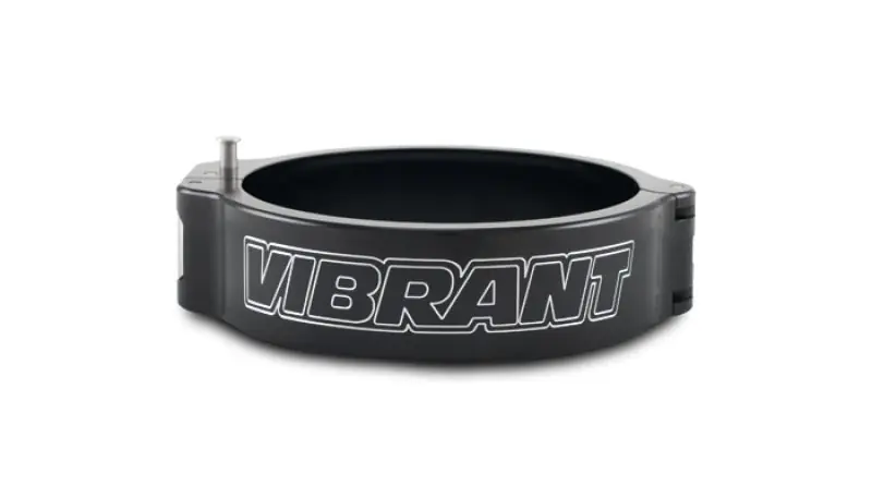 Vibrant 3.50in O.D. Aluminized HD 2.0 Clamp - Anodized Black (Clamp Only) (VIB32537)